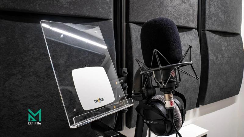 podcasts zitten in de lift